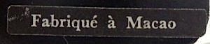 Fabrique a Macao Sticker
