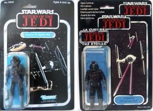 Kenner Tie Fighter Pilot And A Trilogo Tie Fighter Pilot