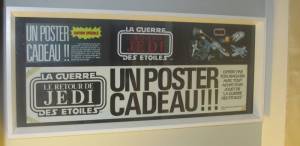 Framed poster